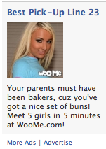 Facebook Ad - Best Pick Up Lines